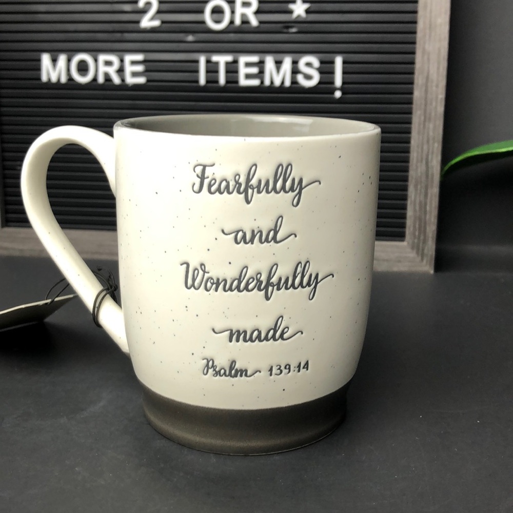 Fearfully and wonderfully made mug NEW - Picture 7 of 8